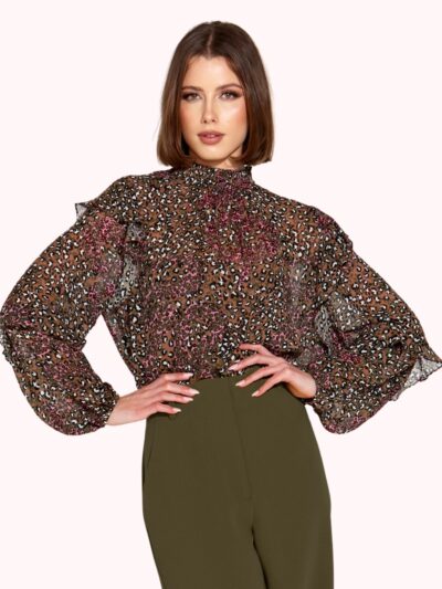 Fate + Becker Untamed Ruffle Blouse