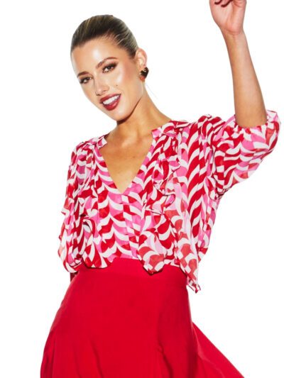 Fate + Becker Just Love Frill Blouse