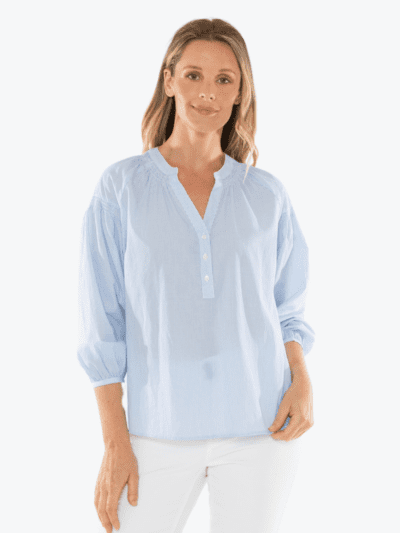 Jump Shirred Sleeve Shirt