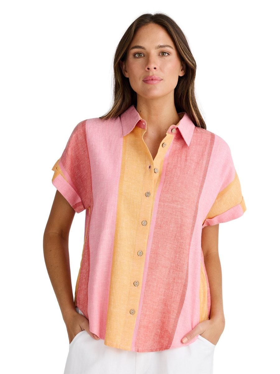 Dune Shirt in Lisbon Stripe