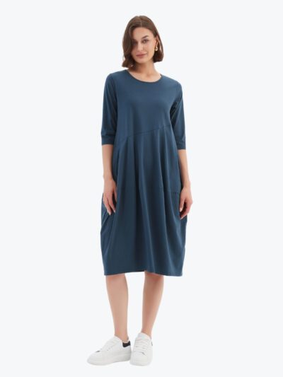 Tirelli Diagonal Seam Dress
