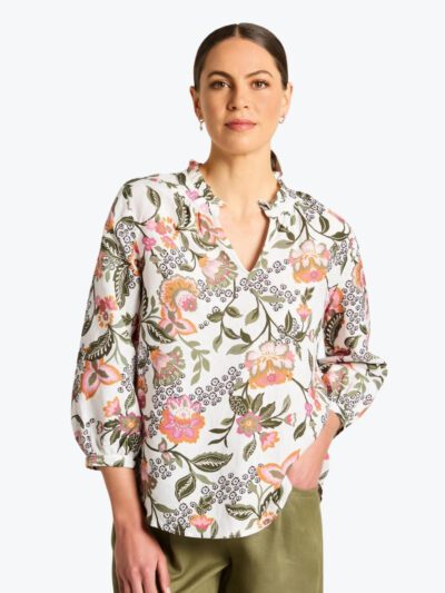 Yarra Trail Folk Art Top