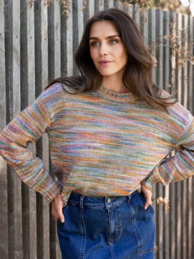 Jump Multi Colour Pullover in Sunset