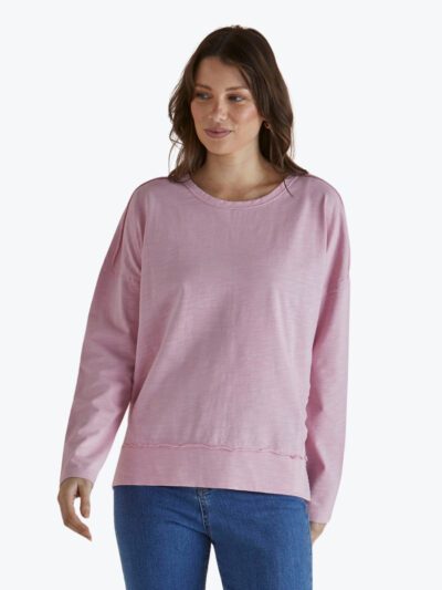 Betty Basics Roxette Tee in Pink