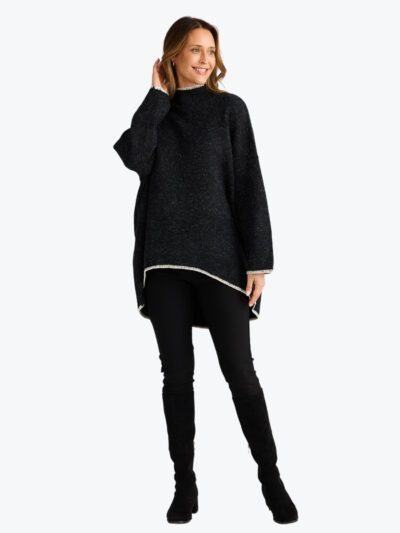 Brave + True Pirie Knit in Black Marle