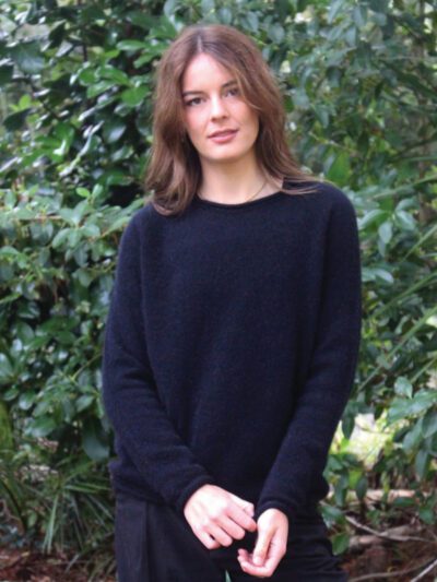 Lothlorian Scroll Jumper in Midnight